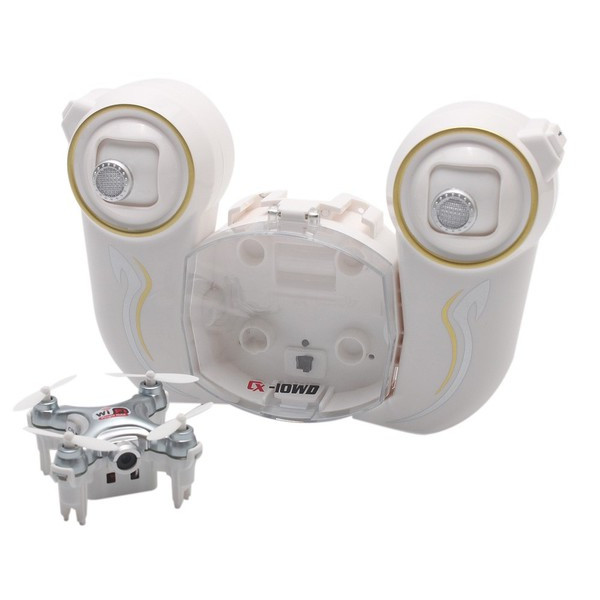 Квадрокоптер нано р/у Cheerson CX-10WD-TX з камерою Wi-Fi (сірий)